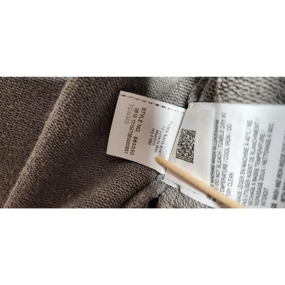 Puma Scuderia Ferrari Jacket‎ Men size L Gray RARE One Stain Left Wrist See Pics